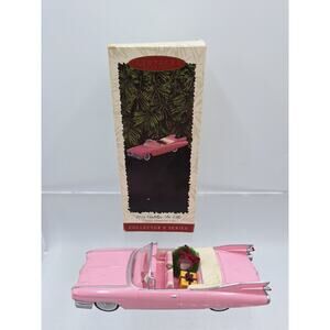 Vintage 1996 Hallmark 1959 Pink Cadillac De Ville Classic Cars Elvis Barbie
